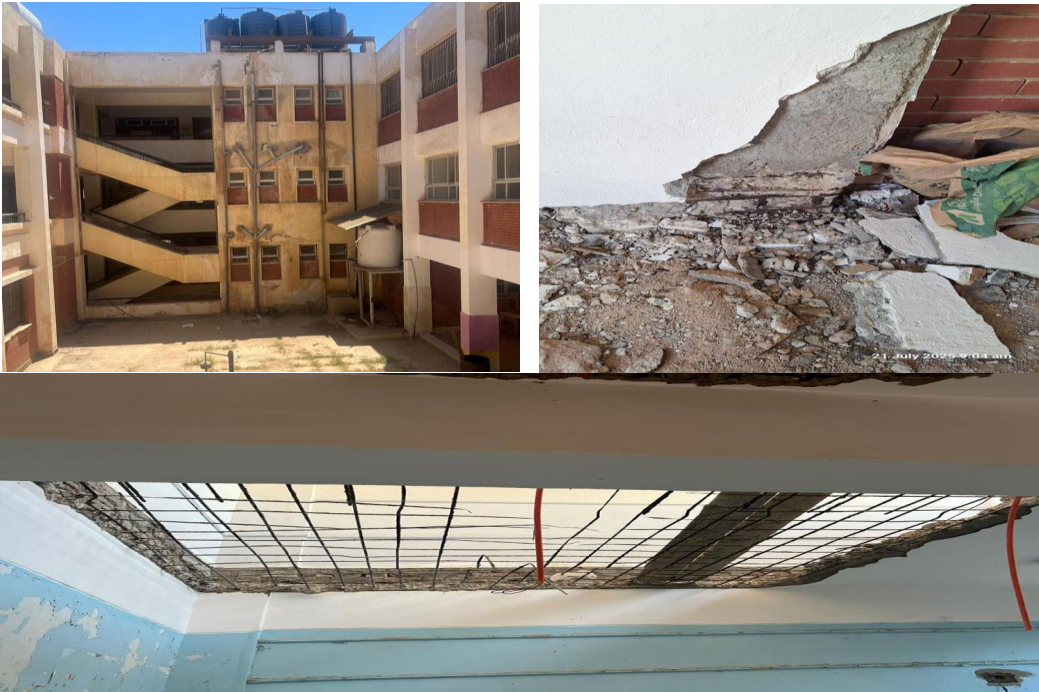 Photos of the school before renovations